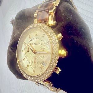 Michael Kors PARKER CHRONOGRAPH GOLD DIAL LADIES WATCH MK5688